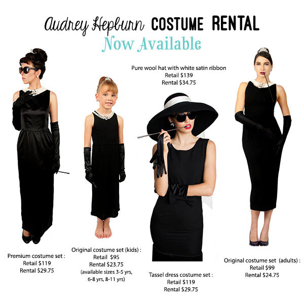 audrey hepburn black dress