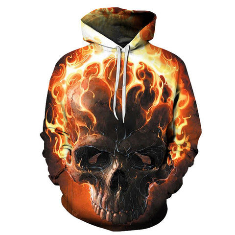 cool skull hoodies