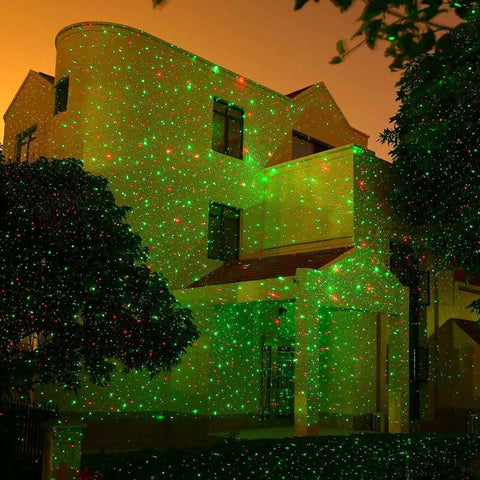 Moving Garden Laser Light