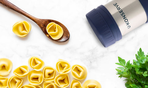 tortellinis and ukonserve thermos