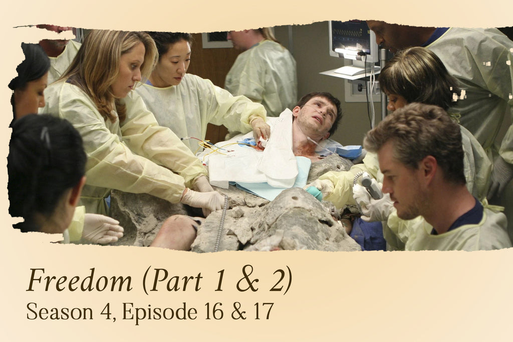 TOP 5 MEMORABLE GREY'S ANATOMY EPISODES | FREEDOM, SEASON 4, EPISODE 16 & 17