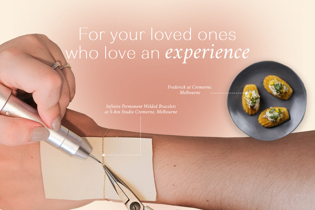 For your loved ones who love an experience — Get a matching Permanent Infinite Bracelet!