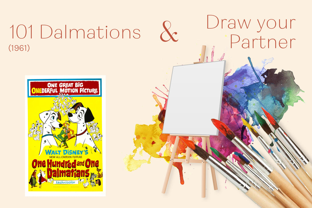 Fun Movie Night Ideas to try This Valentine’s Day - 101 Dalmatians + Draw your Partner