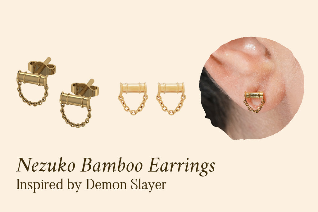 BEHIND THE DESIGN OF ANIME COLLECTION | NEZUKO BAMBOO EARRINGS