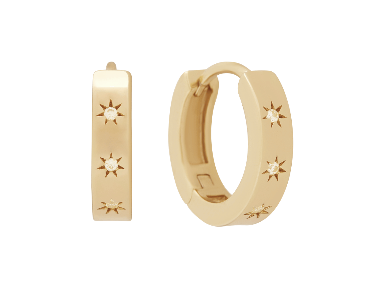 Aurora Hoops - 9K Gold Filled - Minimal Jewellery by S-kin Studio