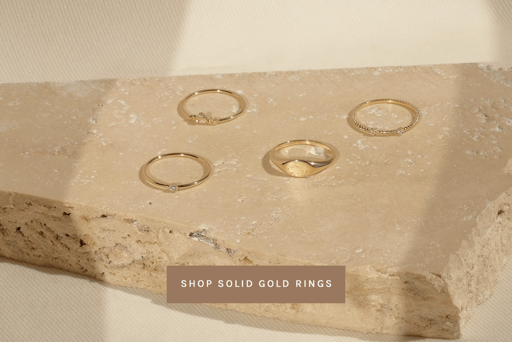 SHOP SOLID GOLD RINGS