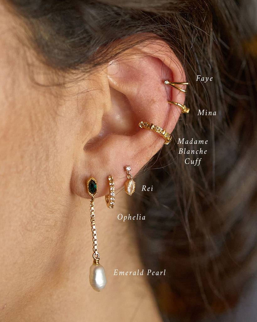 Minimalist & Dainty CZ Second Hole Huggie Hoop Earrings Two Sizes Available  - Etsy | Ear jewelry, Ear piercings, Stud earrings