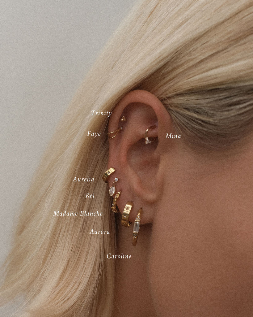 How to Wear Multiple Earrings, Stacked Earrings