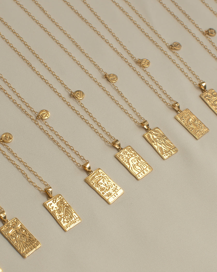 Virgo Zodiac Necklace in 18K Gold Filled | Minimal Jewelry That Lasts ...