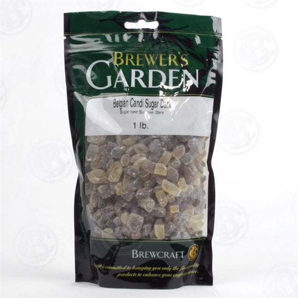 Brewers Garden Candi Sugar, dark, 1lb bag