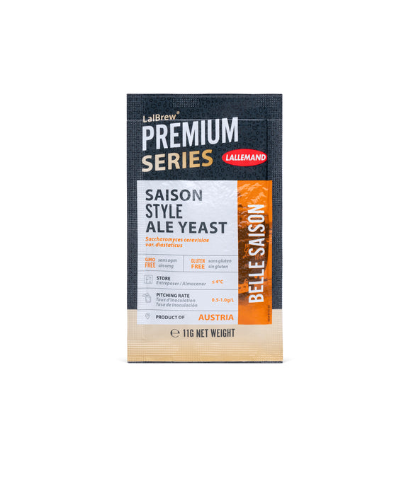 LalBrew PREMIUM SERIES Belle Saison ale yeast, 11g sachet