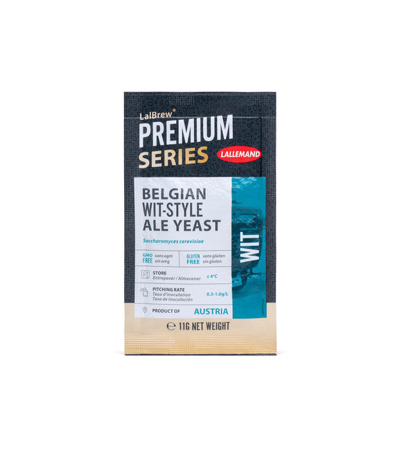 LalBrew PREMIUM SERIES Belgian Wit ale yeast, 11g sachet