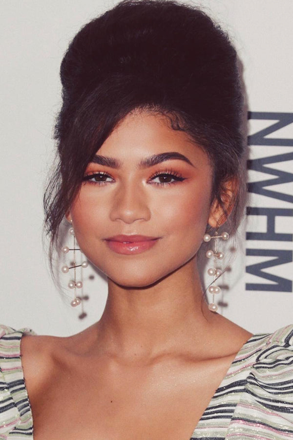 Zendaya Wearing our Pearl Blizzard Mobile Earrings from the upcoming Spring 2018 Collection.