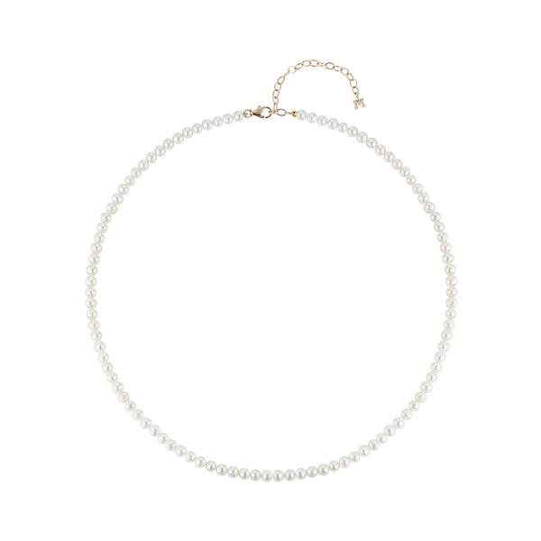 Mateo Aquamarine Beaded Necklace  Rent Mateo jewelry for $55/month