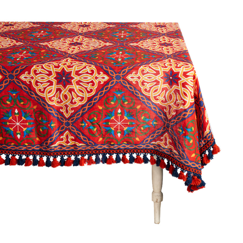 rectangular linen tablecloth