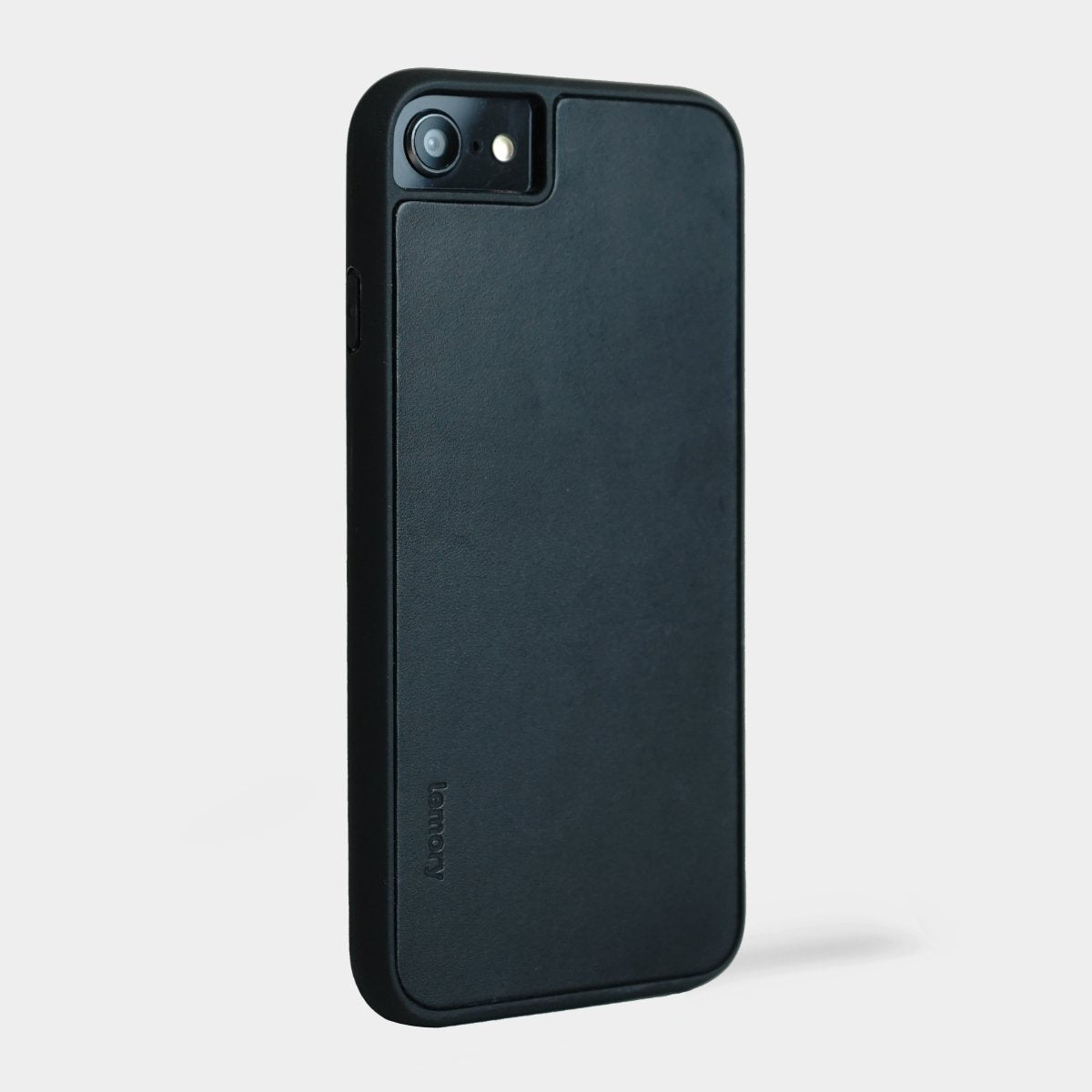 Prémiový kožený kryt Lemory PROTECT na mobil Apple iPhone 7 / 8 / SE 2020 - Černý (Prémiový kožený kryt, pouzdro, obal Lemory PROTECT na mobilní telefon Apple iPhone 7 / Apple iPhone 8 / Apple iPhone SE 2020 - Černý)