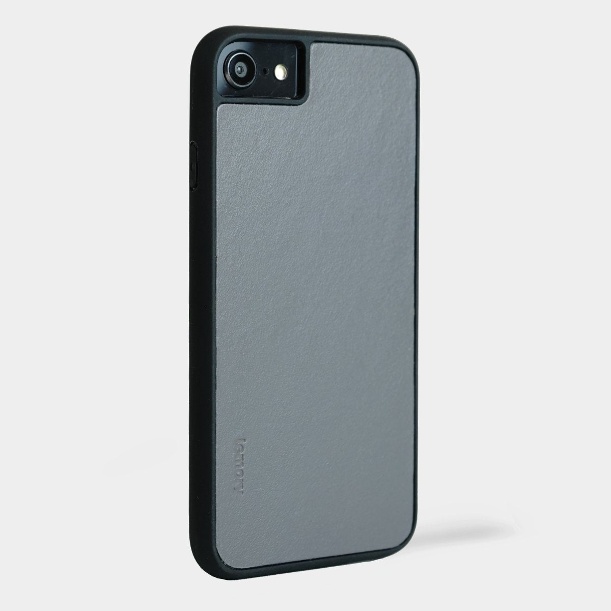 Prémiový kožený kryt Lemory PROTECT na mobil Apple iPhone 7 / 8 / SE 2020 - Šedý (Prémiový kožený kryt, pouzdro, obal Lemory PROTECT na mobilní telefon Apple iPhone 7 / Apple iPhone 8 / Apple iPhone SE 2020 - Šedý)