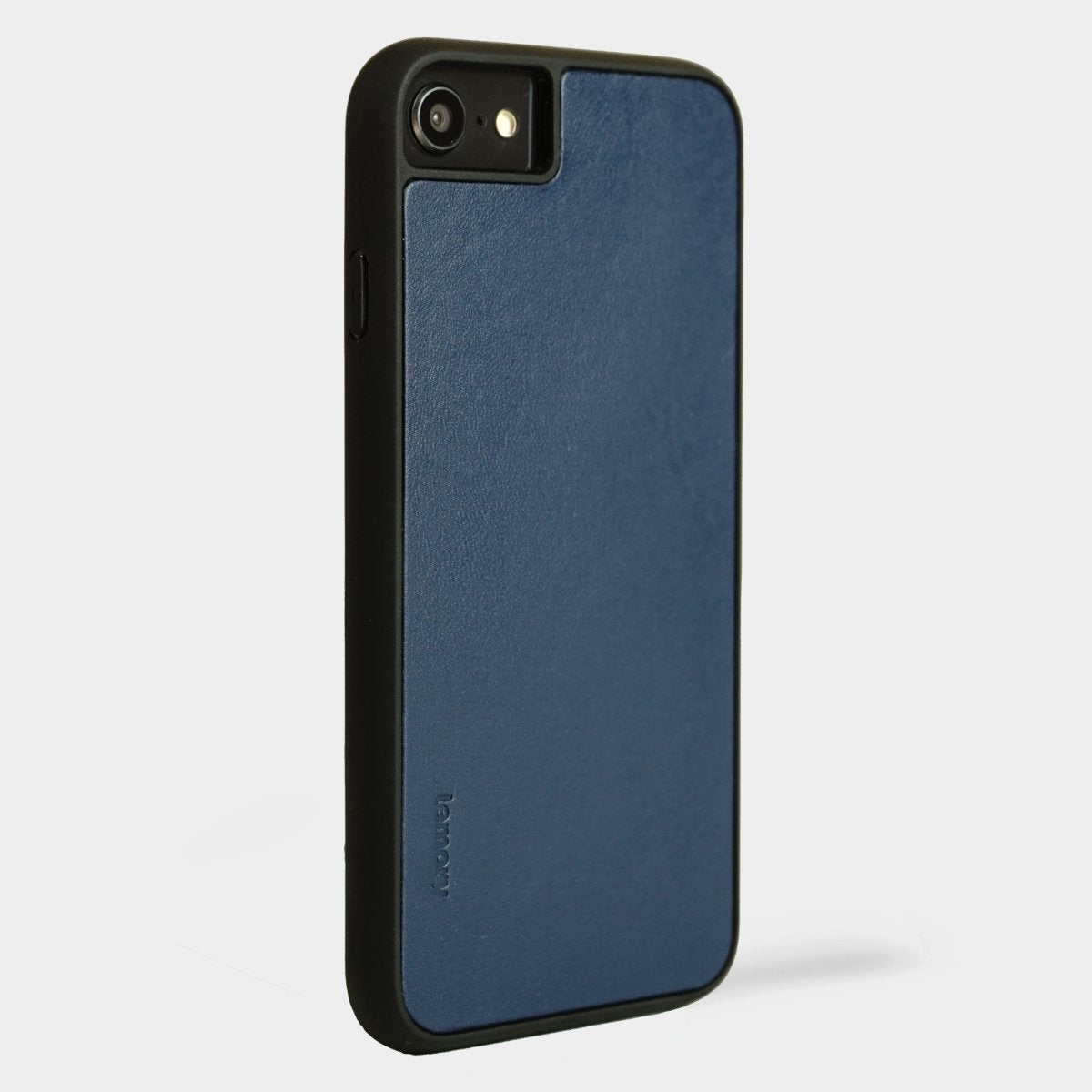 Prémiový kožený kryt Lemory PROTECT na mobil Apple iPhone 7 / 8 / SE 2020 - Tmavě modrý (Prémiový kožený kryt, pouzdro, obal Lemory PROTECT na mobilní telefon Apple iPhone 7 / Apple iPhone 8 / Apple iPhone SE 2020 - Tmavě modrý)