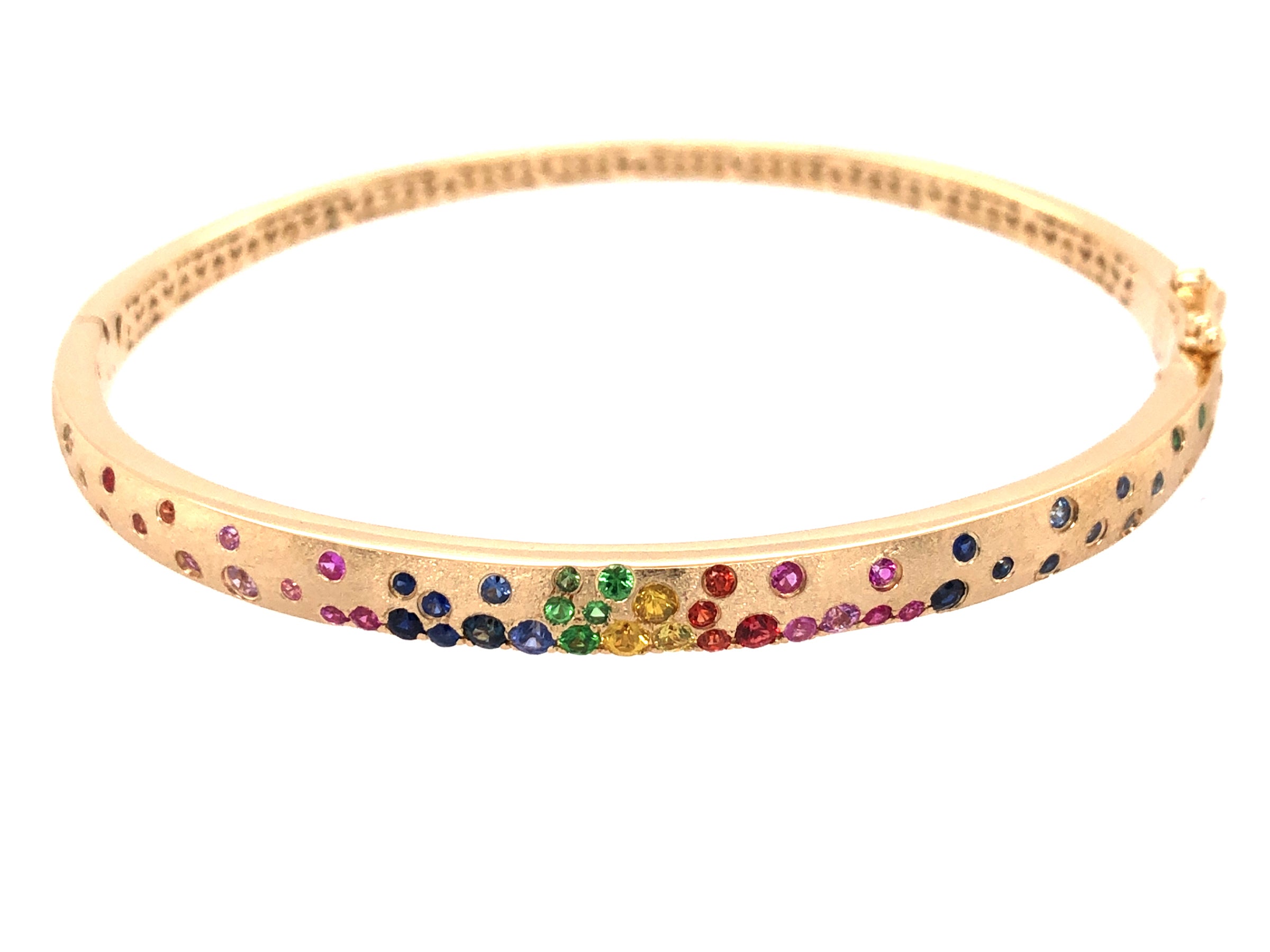 Rainbow Sapphire Bangle – Plum Bottom Gallery