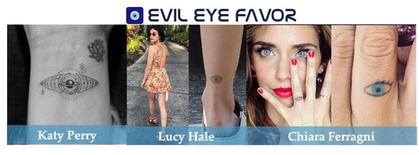 Evil eye tattoo design ideas from celebrities