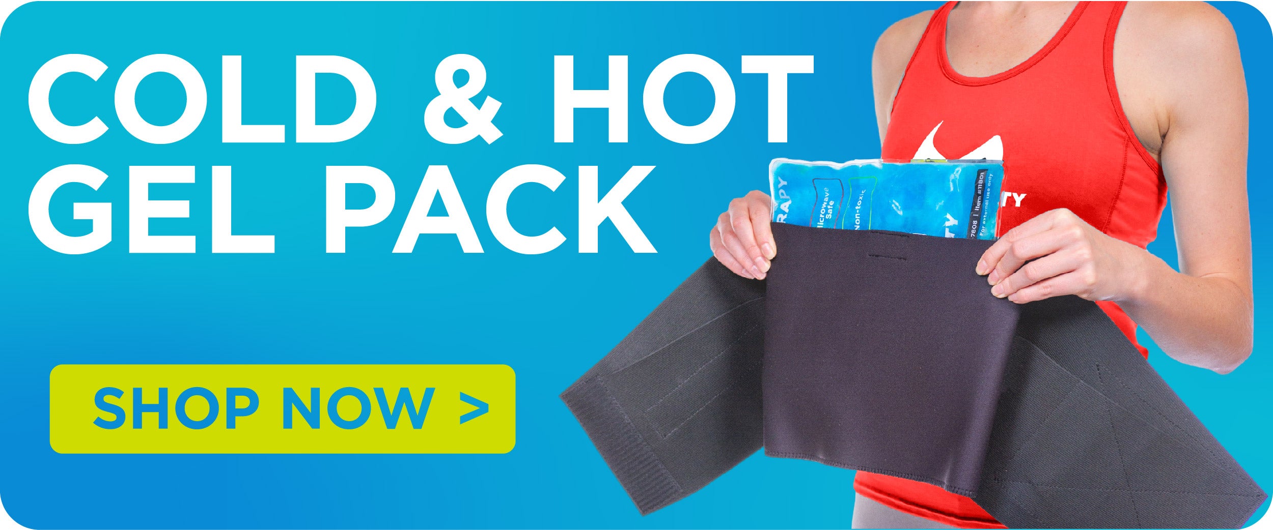 purchase a cold and got gel pack for your lower back brace