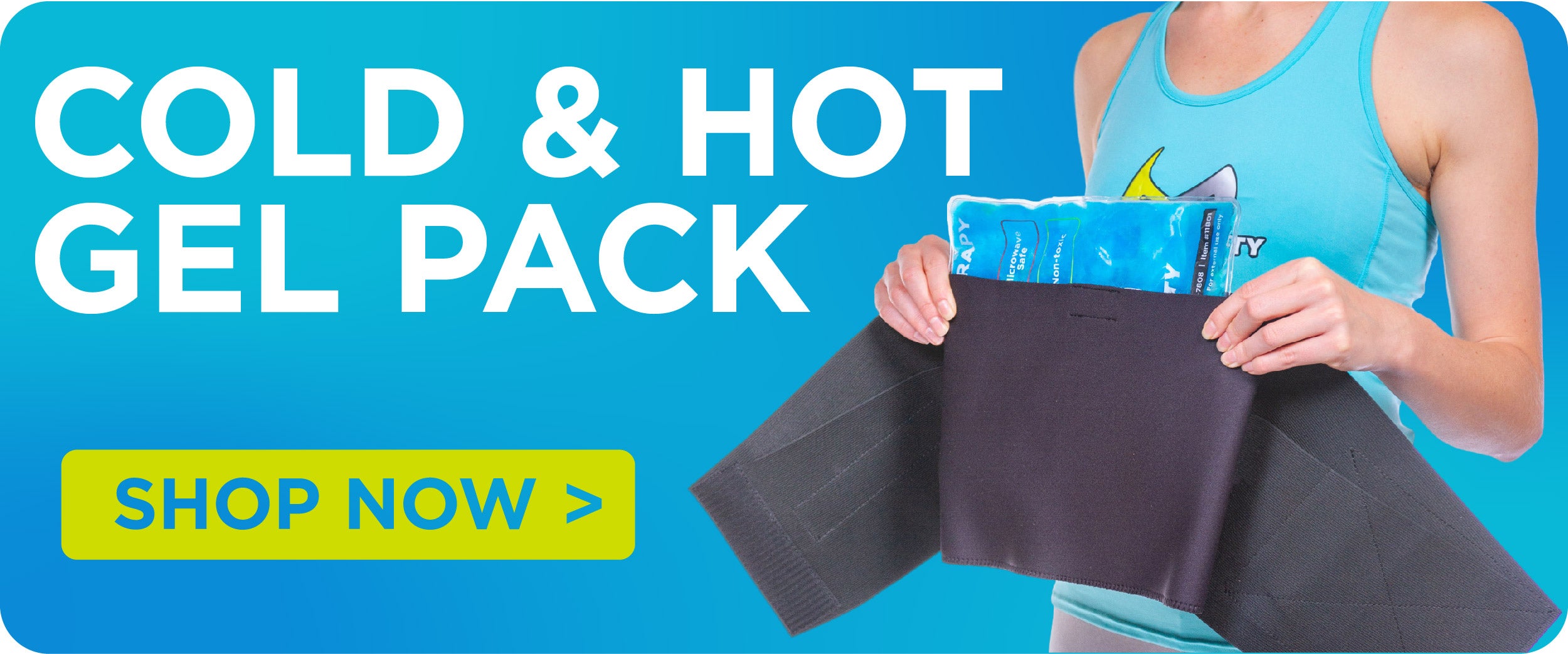 purchase a cold and hot gel pack for your sleeping back brace