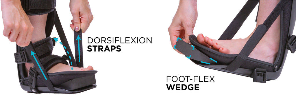 Between the adjustable dorsiflexion straps and the removable foot-flex wedge, you will receive stretching within your Achilles tendon, calf, plantar fascia, and foot arch