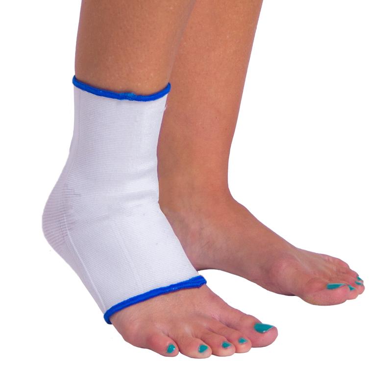 soft cotton ankle sleeve for rolled ankles during football