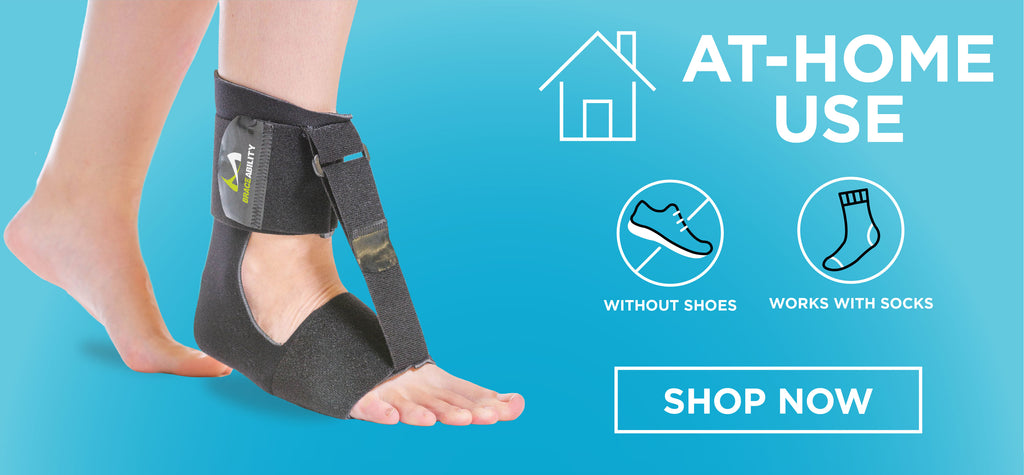 when in need of a comfortable drop foot brace to wear while sleeping, check out the BraceAbility foot drop at-home brace