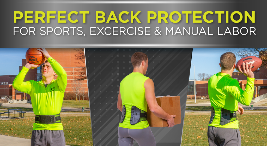 The Sports Back Brace is the perfect support for back protection while being active