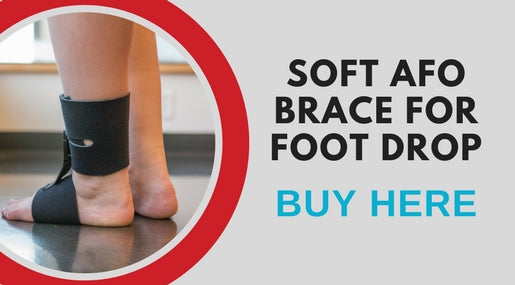 soft afo brace that helps support foot drop