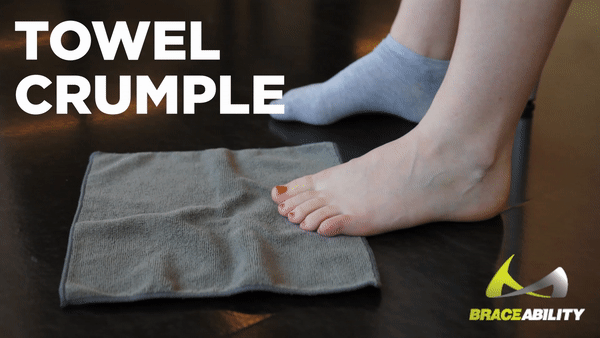 stretching your toes with the towel crumple helps with mallet toe without surgery