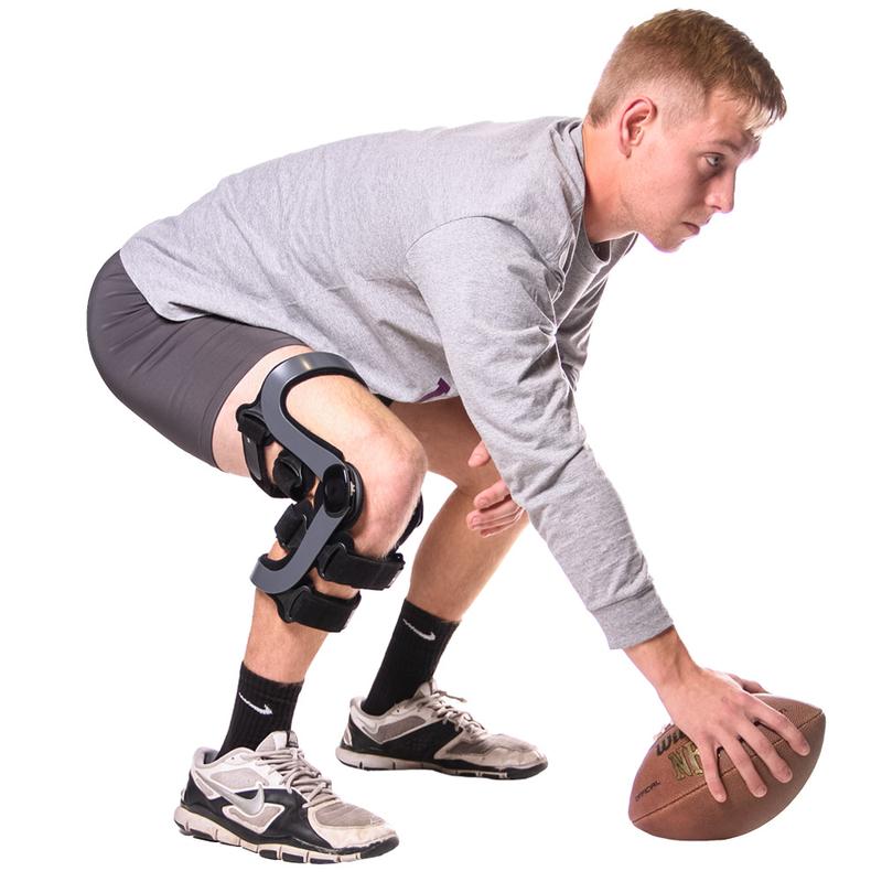 knee brace for an acl tear during sports like football