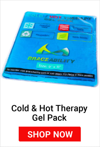 using an ice pack on mommy thumb helps prevent swelling and inflammation reducing pain