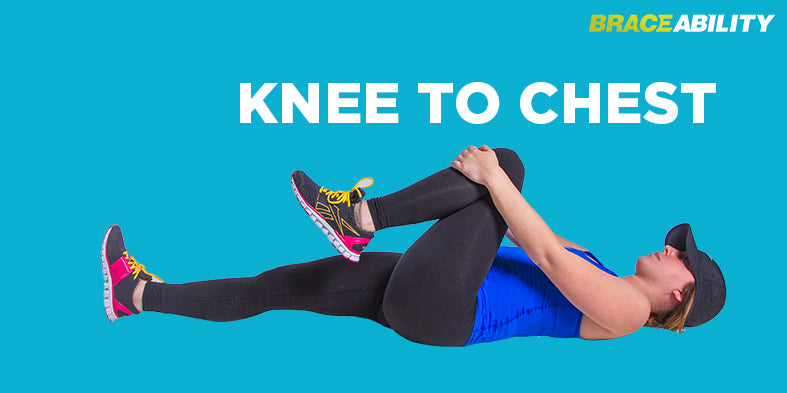 knee to chest exercise to help prevent sciatic nerve pain