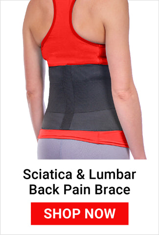 shop our lumbar back brace to help treat lower left side back pain