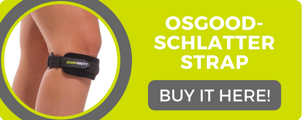 osgood schlatters knee strap to treat the pain