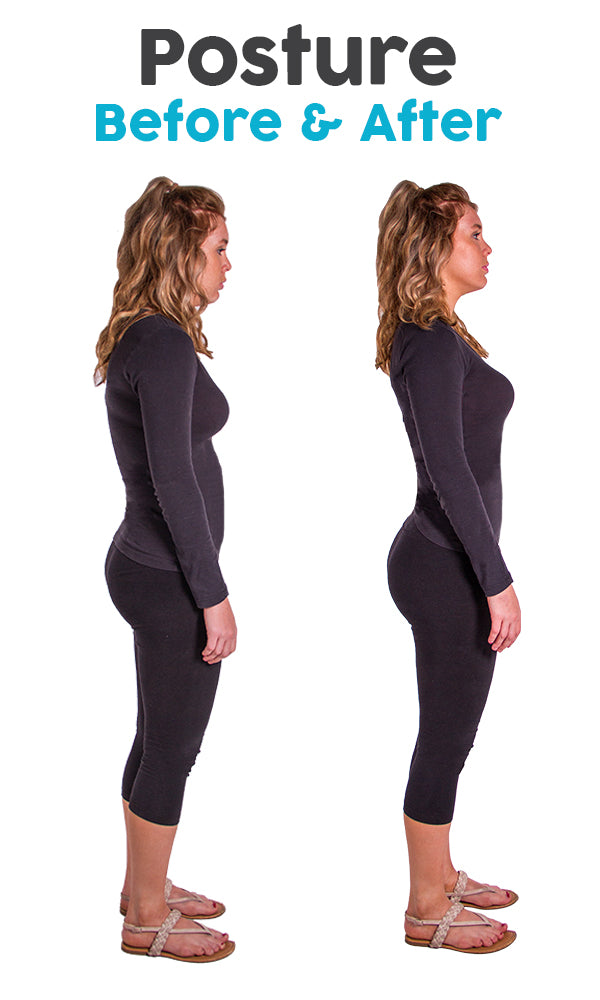 Using a BraceAbility posture brace will help correct rolled shoulders and make you looks slimmer