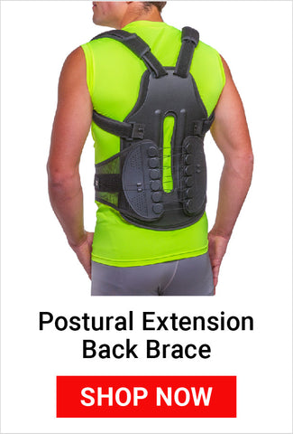 using a full back brace keeps your spine aligned reducing ra headaches