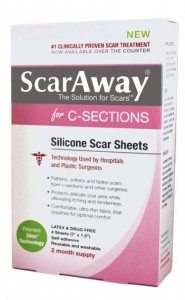 ScarAway post c-section scar treatment strips to reduce tissure