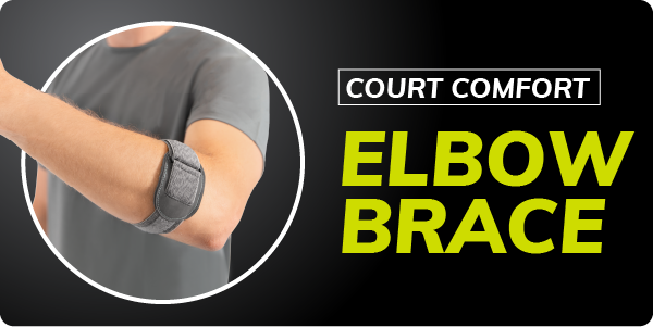 BraceAbility court comfort elbow brace for pickleball