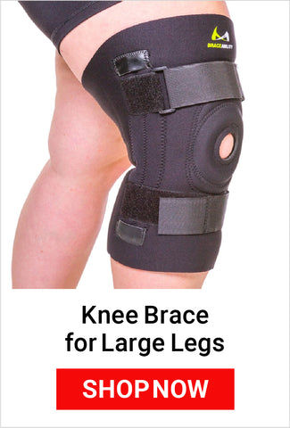 shop our knee brace for large legs