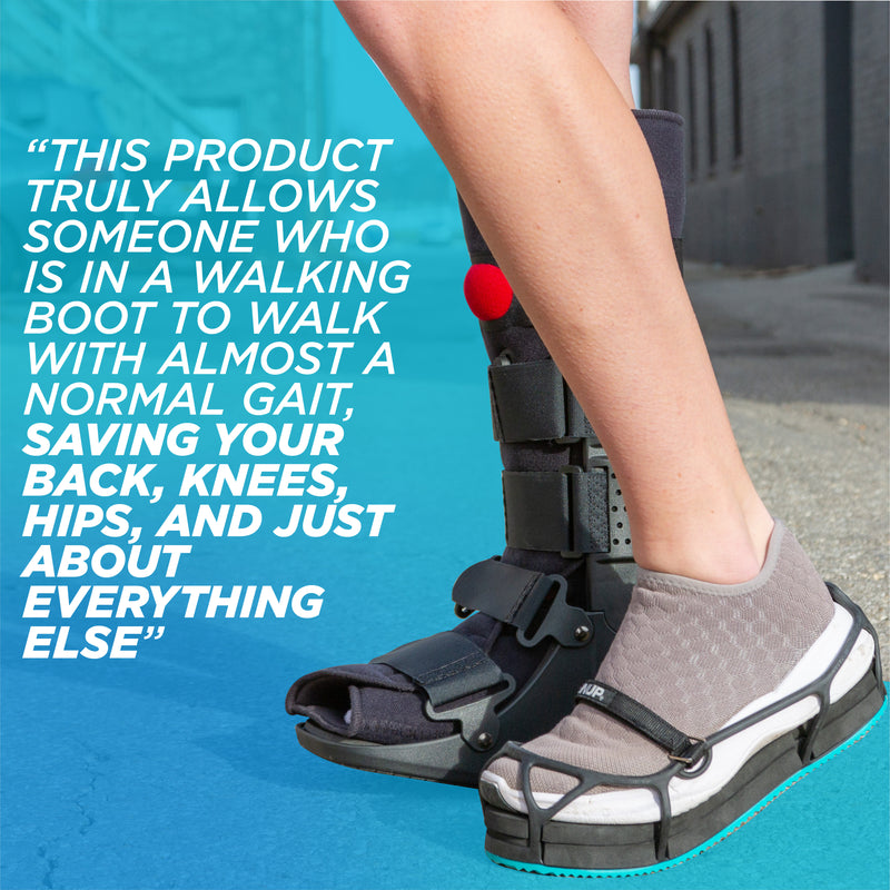 heel lift for walking boot