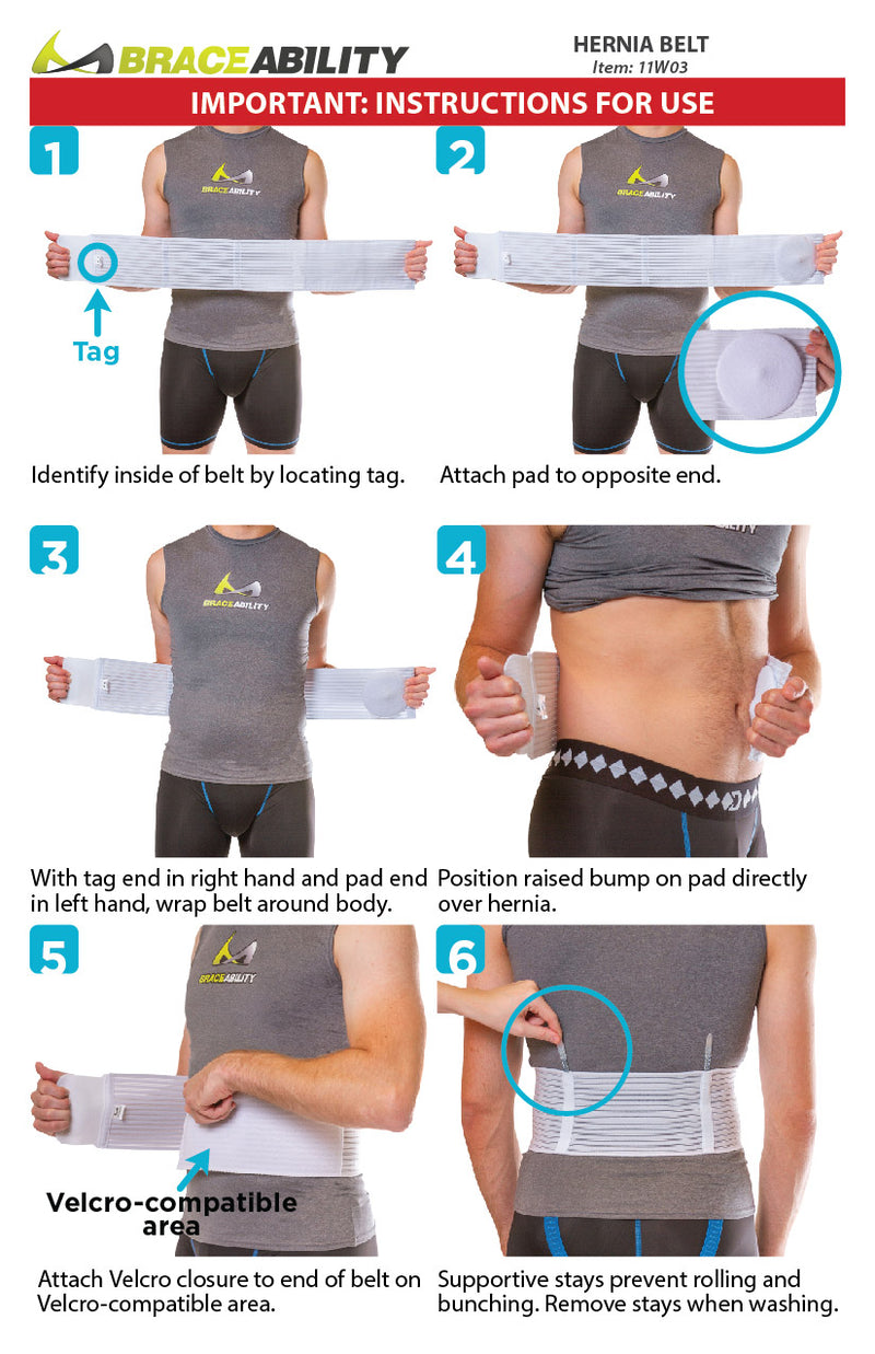 Stomach Hernia Brace for Belly Button, Incisional, Ventral, Hiatal & Navel