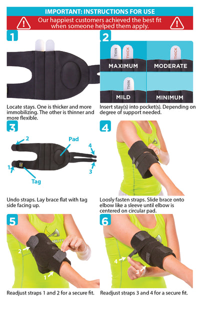 Cubital Tunnel Syndrome Brace | Ulnar Nerve Elbow Treatment Splint