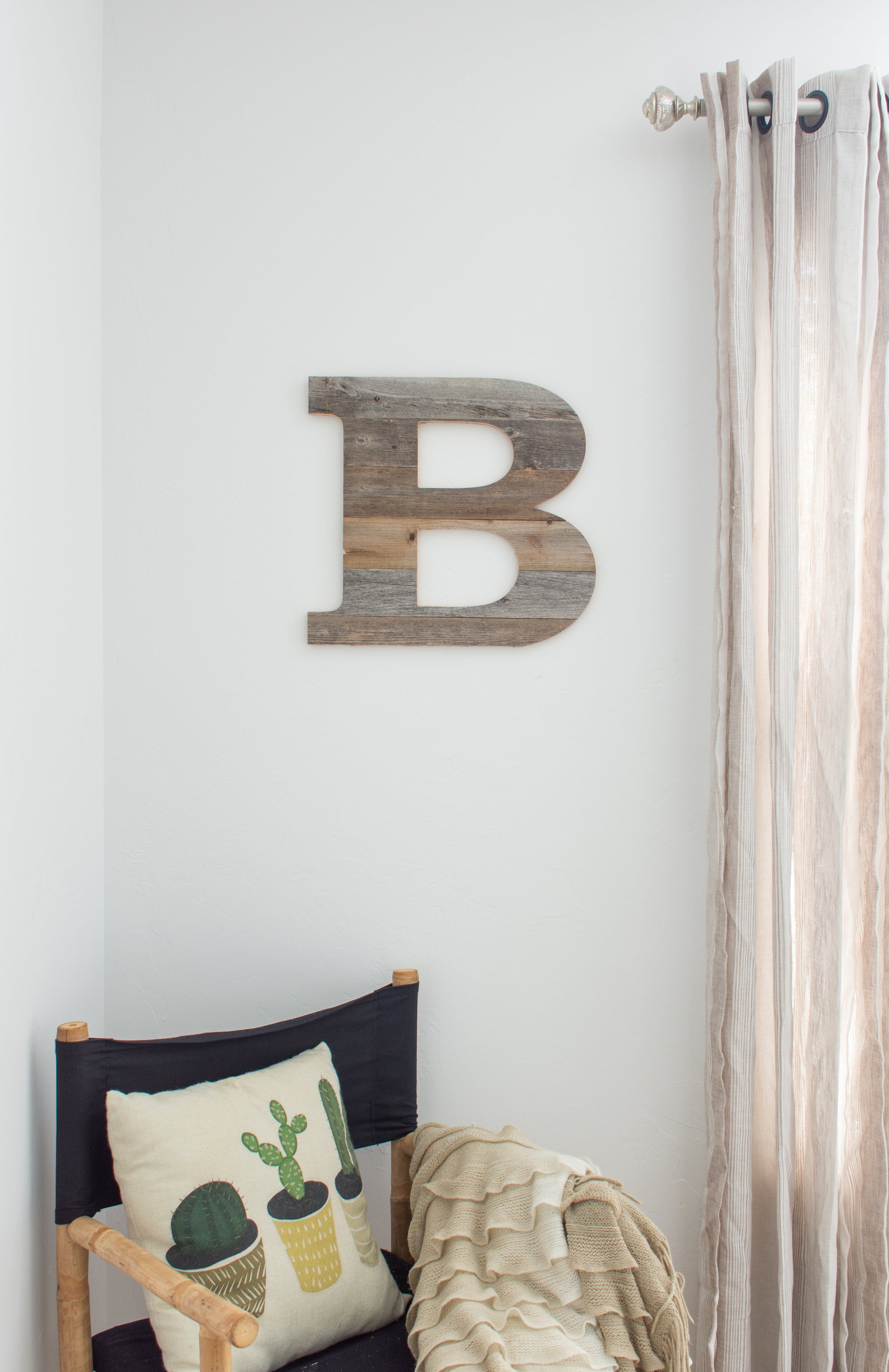 whitewash wood letter wall decor e