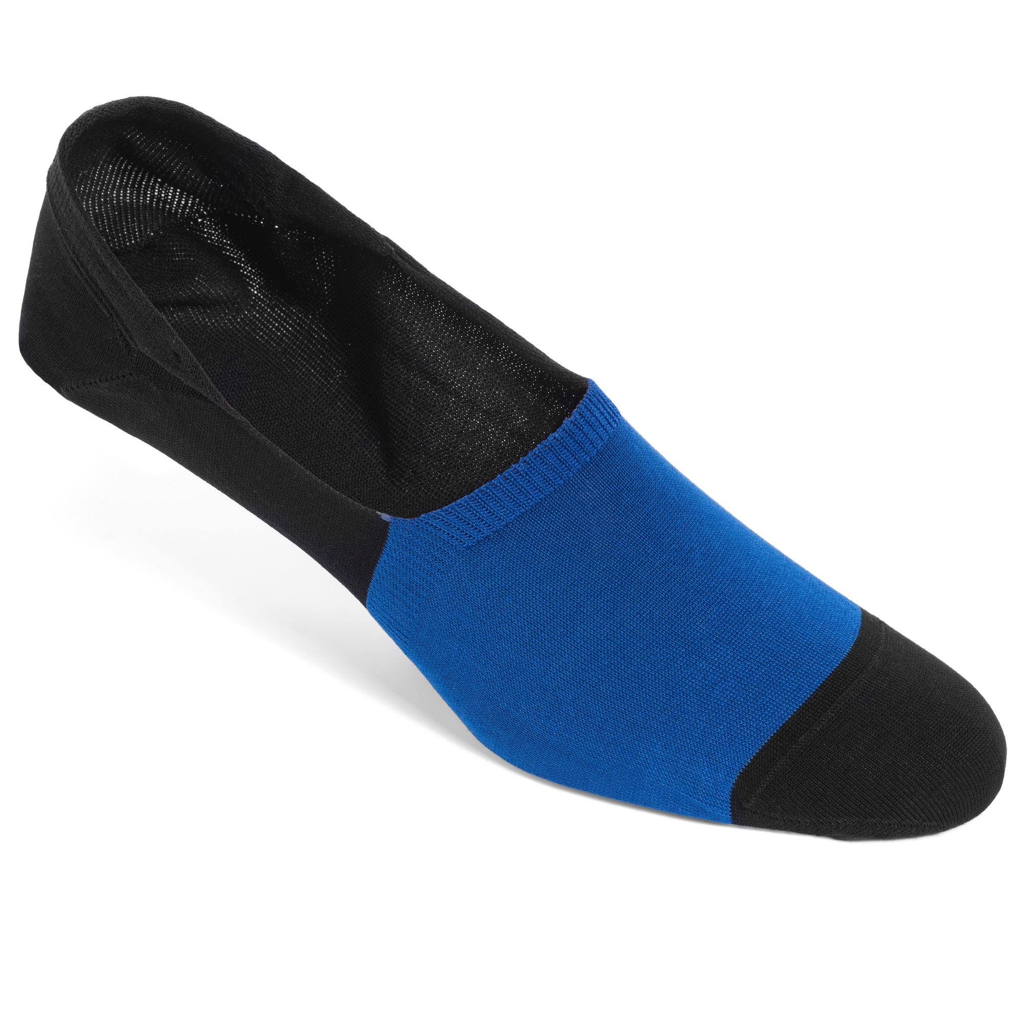 blue no show socks