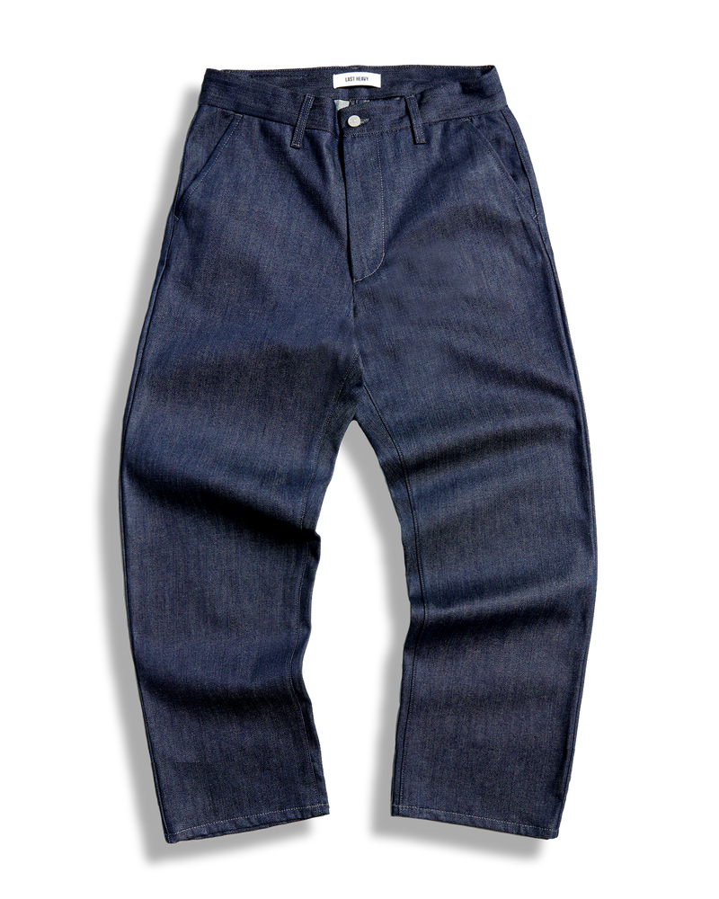 lined chinos STRETCH DENIM RAW VINTAGE, Trousers