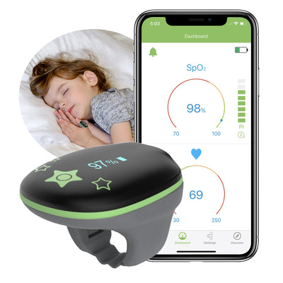 Wellue Pulse Oximeter Finger Oxygen Saturation Sleep Monitor