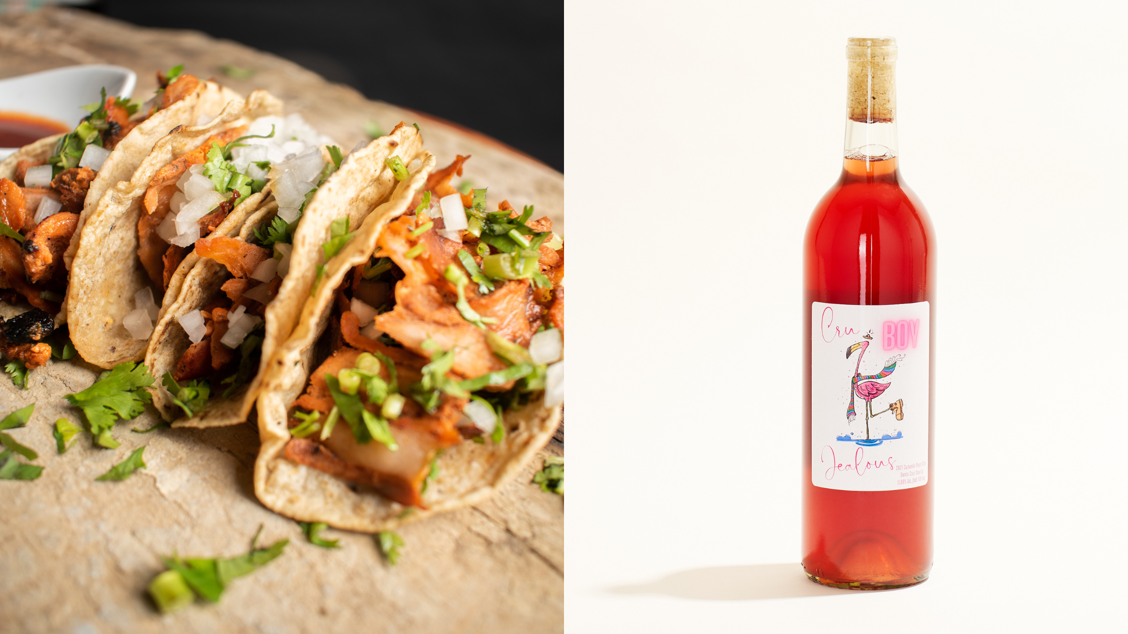 natural wine pairing for tacos